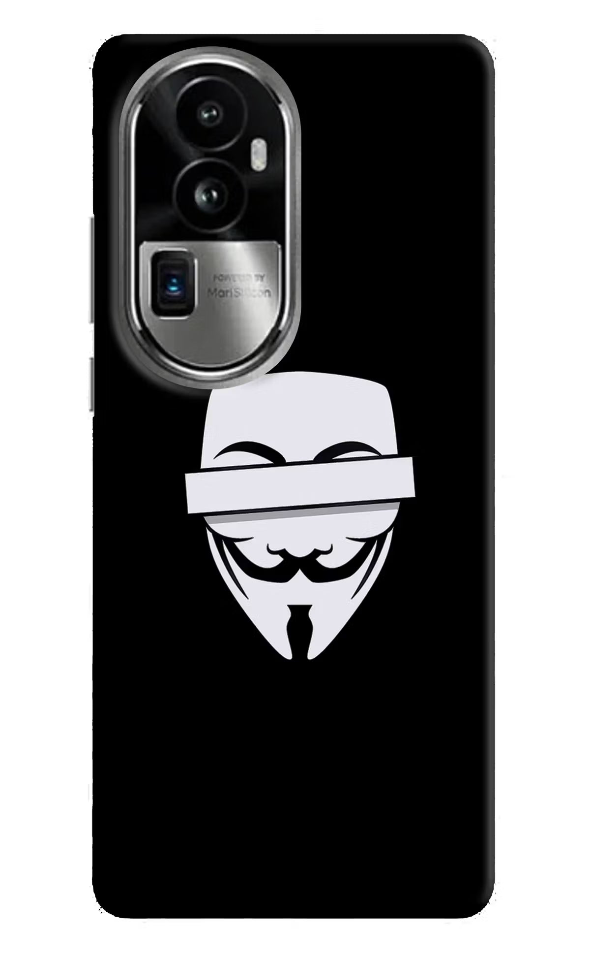 Anonymous Face Oppo Reno10 Pro+ 5G Hard Case Back Cover by Casekaro