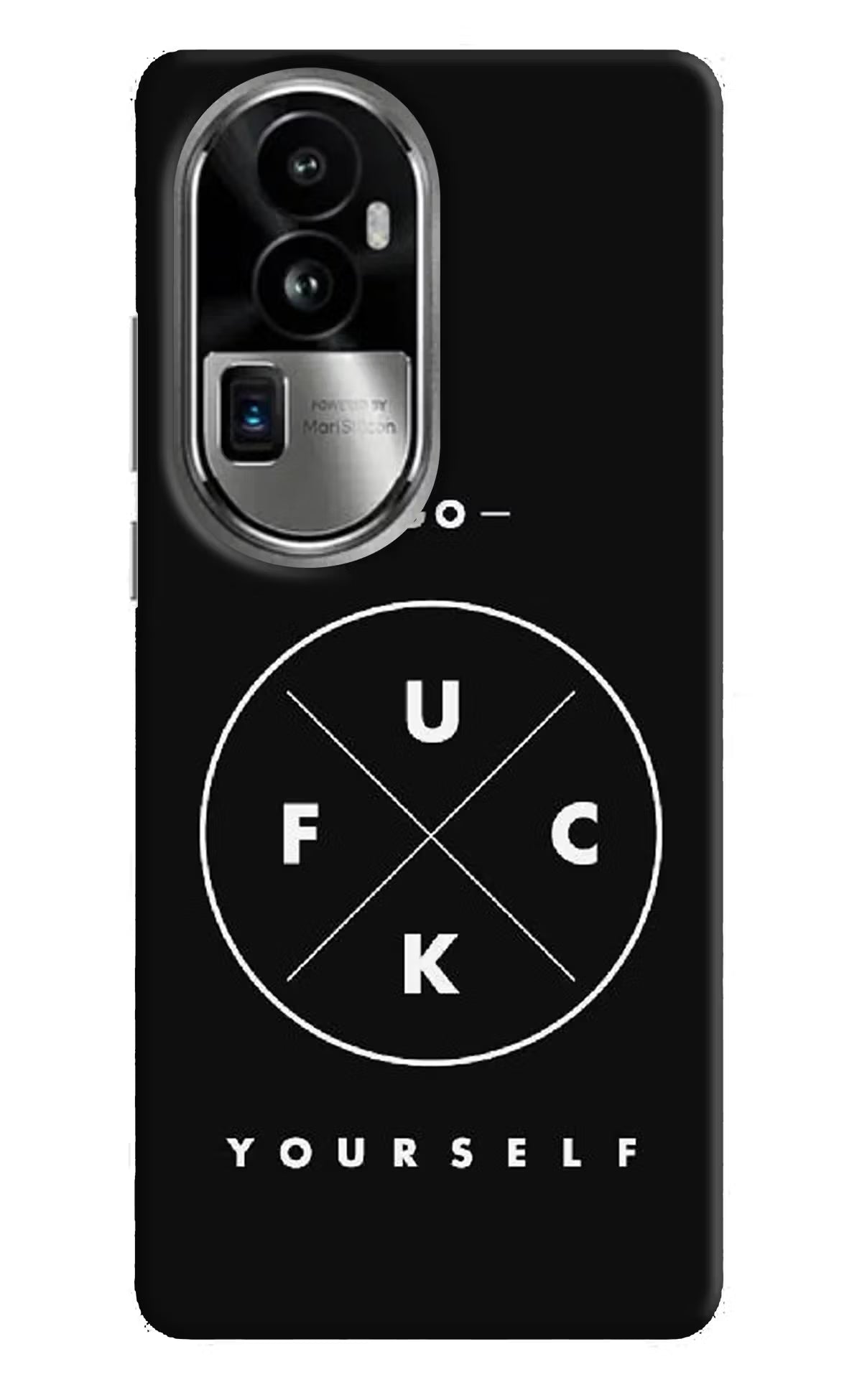 Go Fuck Yourself Oppo Reno10 Pro+ 5G Hard Case Back Cover by Casekaro