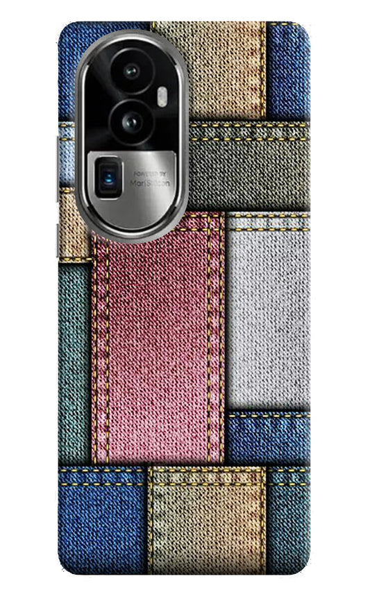 Multicolor Jeans Oppo Reno10 Pro+ 5G Hard Case Back Cover by Casekaro