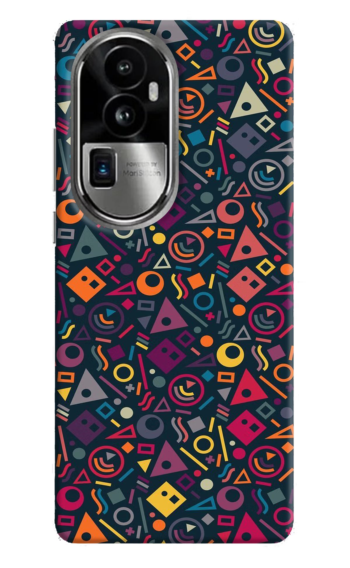 Geometric Abstract Oppo Reno10 Pro+ 5G Hard Case Back Cover by Casekaro