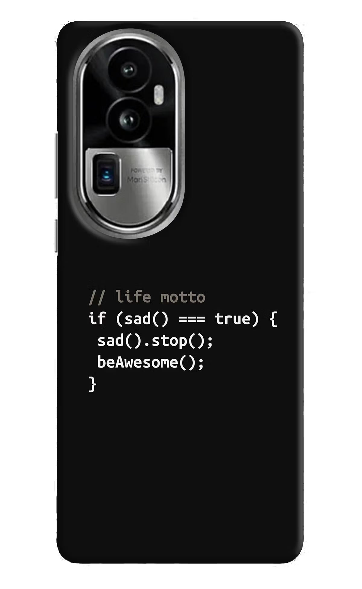 Life Motto Code Oppo Reno10 Pro+ 5G Hard Case Back Cover by Casekaro