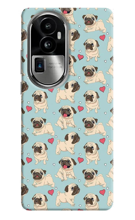 Pug Dog Oppo Reno10 Pro+ 5G Hard Case Back Cover by Casekaro