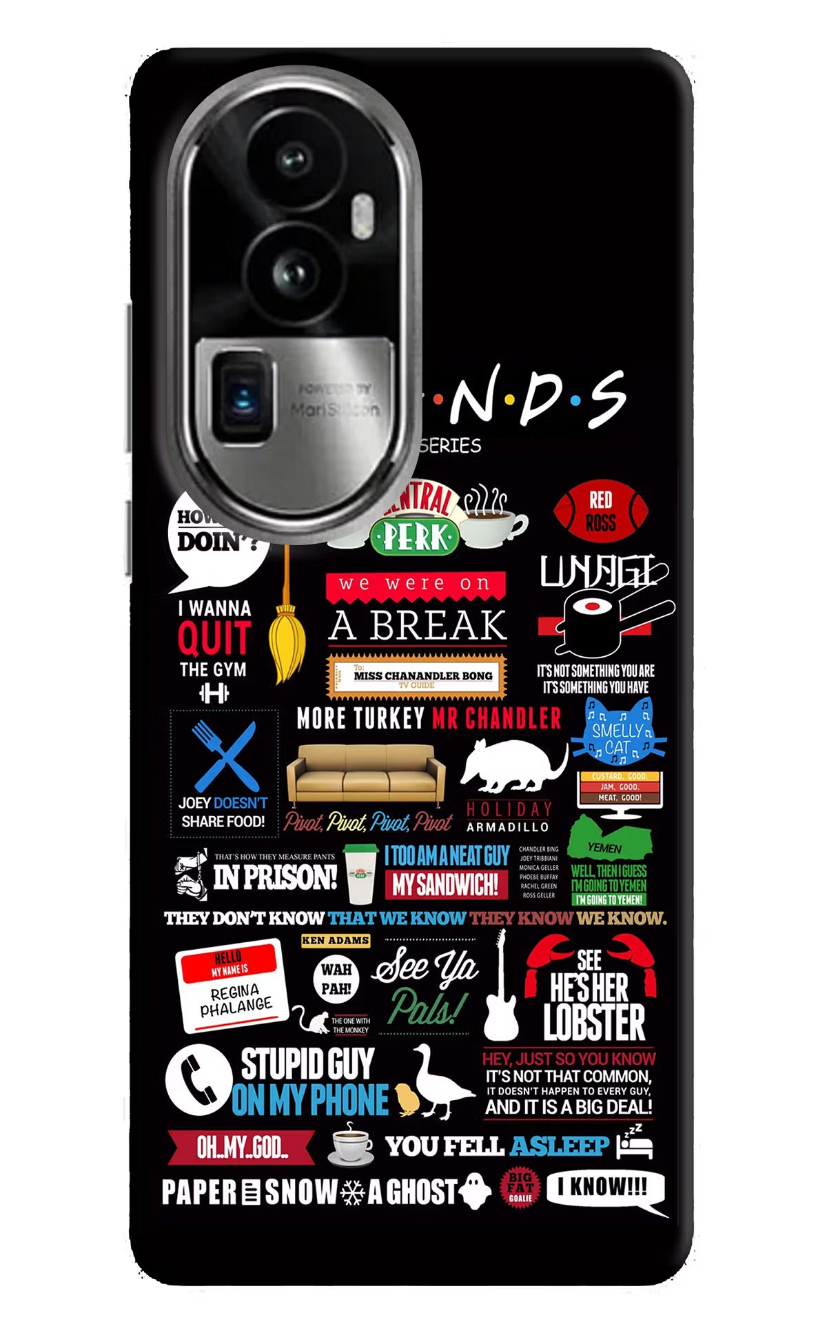 FRIENDS Oppo Reno10 Pro+ 5G Hard Case Back Cover by Casekaro