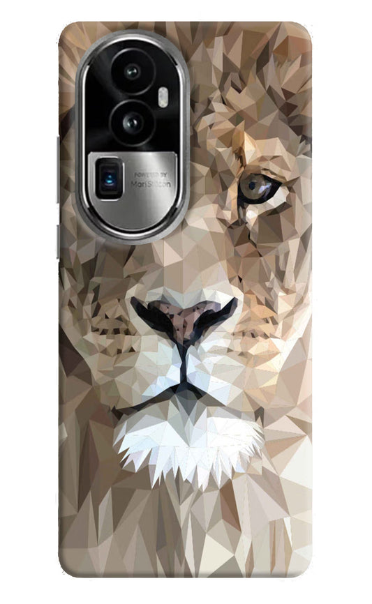 Lion Art Oppo Reno10 Pro+ 5G Hard Case Back Cover by Casekaro