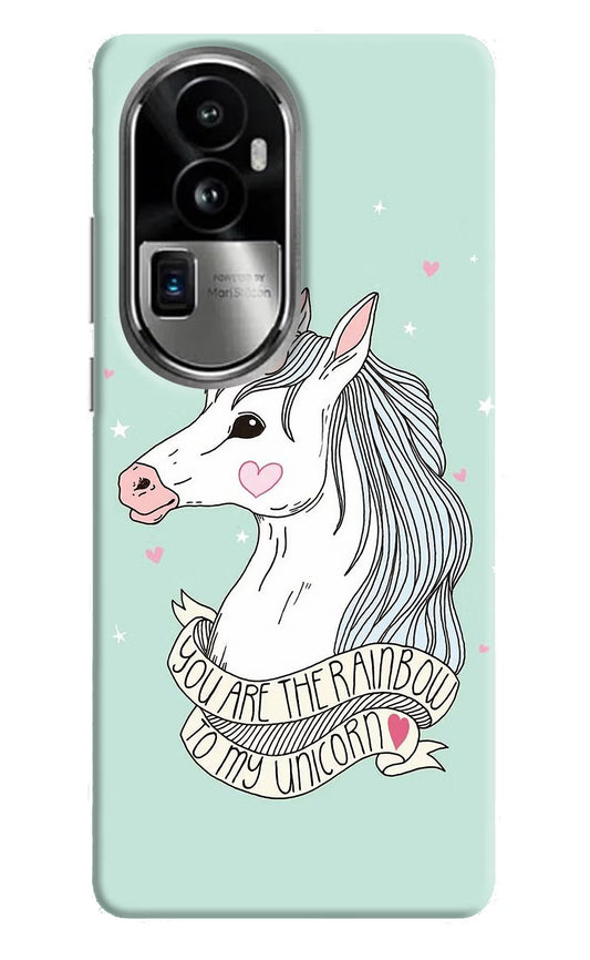Unicorn Wallpaper Oppo Reno10 Pro+ 5G Hard Case Back Cover by Casekaro