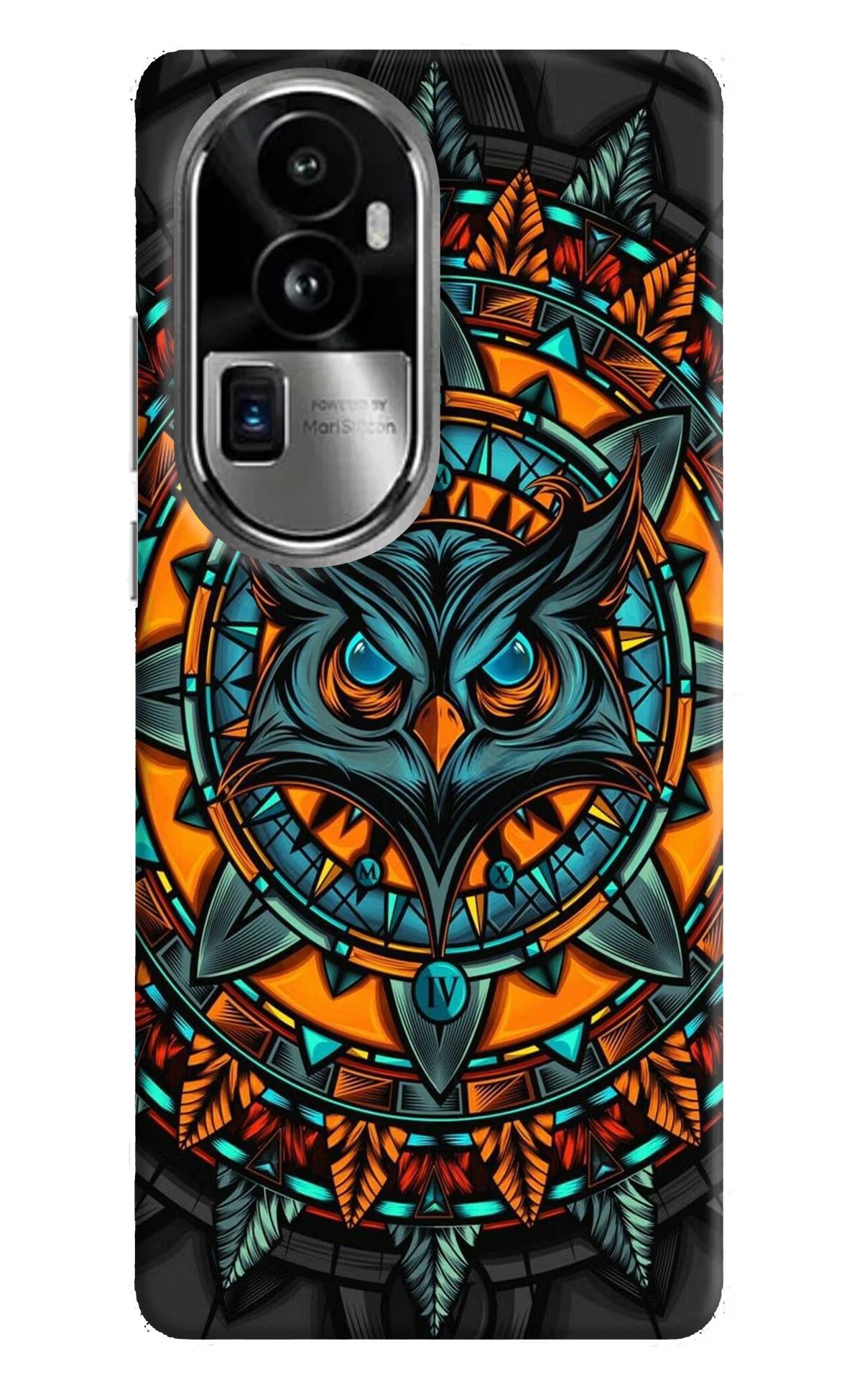 Angry Owl Art Oppo Reno10 Pro+ 5G Hard Case Back Cover by Casekaro