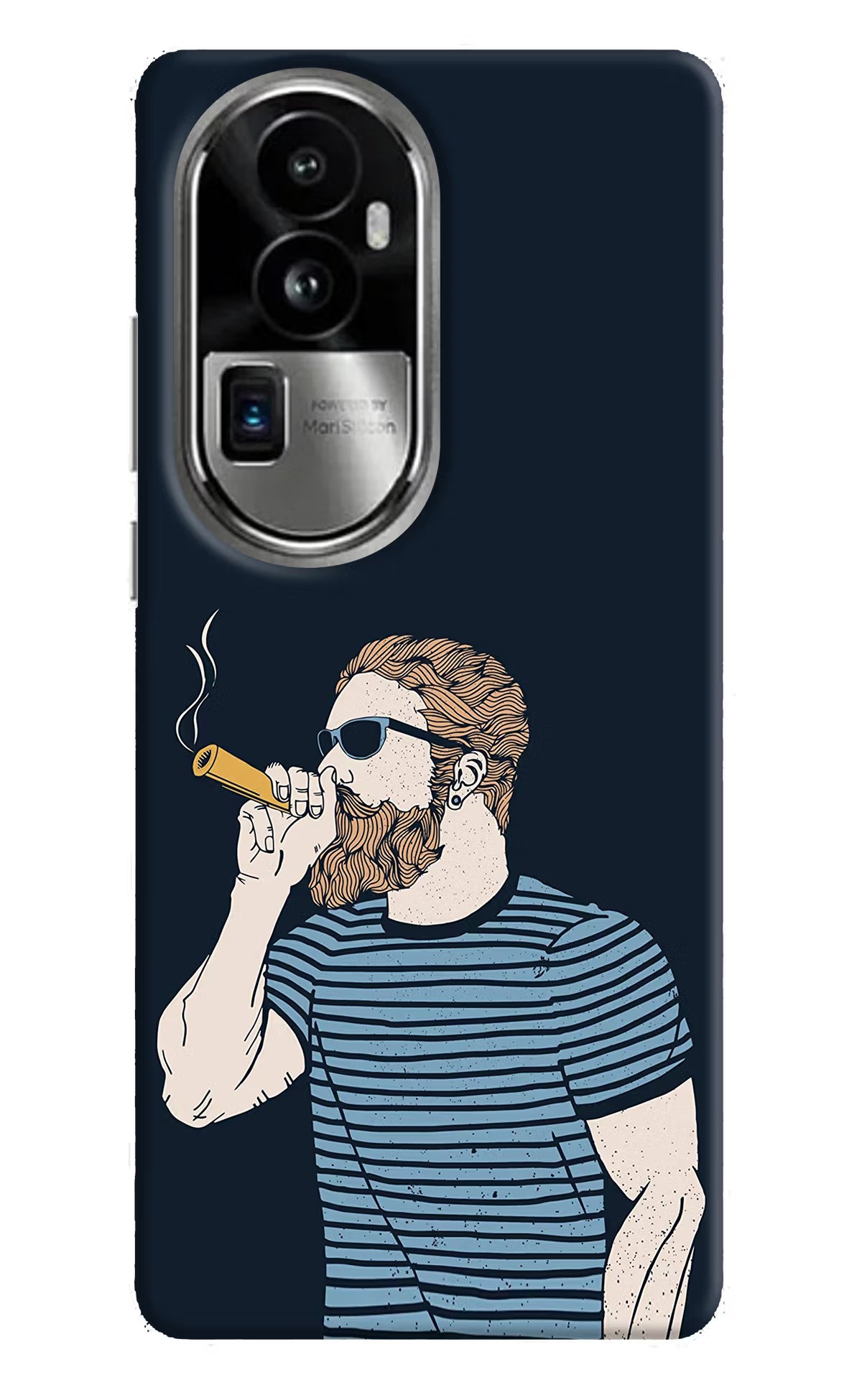 Smoking Oppo Reno10 Pro+ 5G Hard Case Back Cover by Casekaro