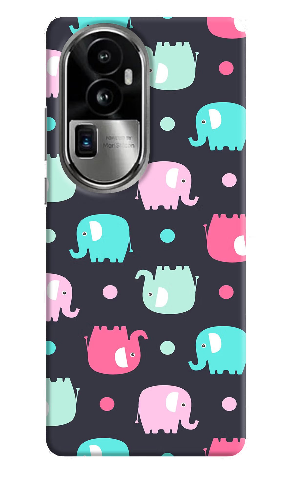 Elephants Oppo Reno10 Pro+ 5G Hard Case Back Cover by Casekaro