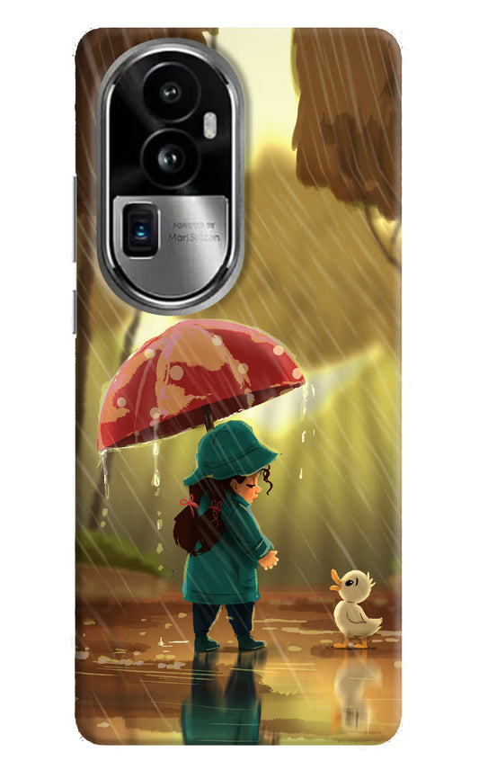 Rainy Day Oppo Reno10 Pro+ 5G Hard Case Back Cover by Casekaro