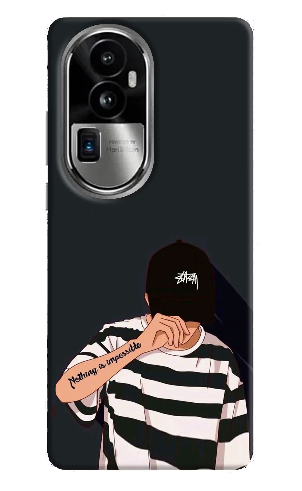 Aesthetic Boy Oppo Reno10 Pro+ 5G Hard Case Back Cover by Casekaro