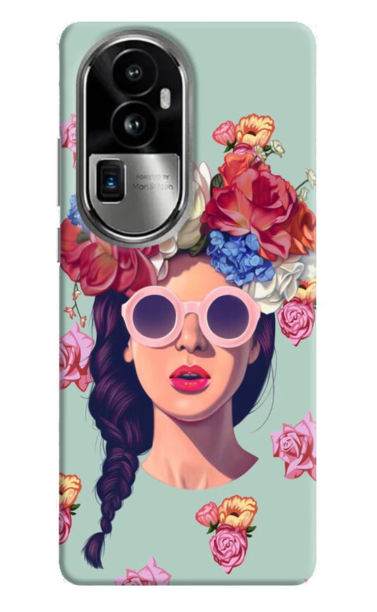 Pretty Girl Oppo Reno10 Pro+ 5G Hard Case Back Cover by Casekaro