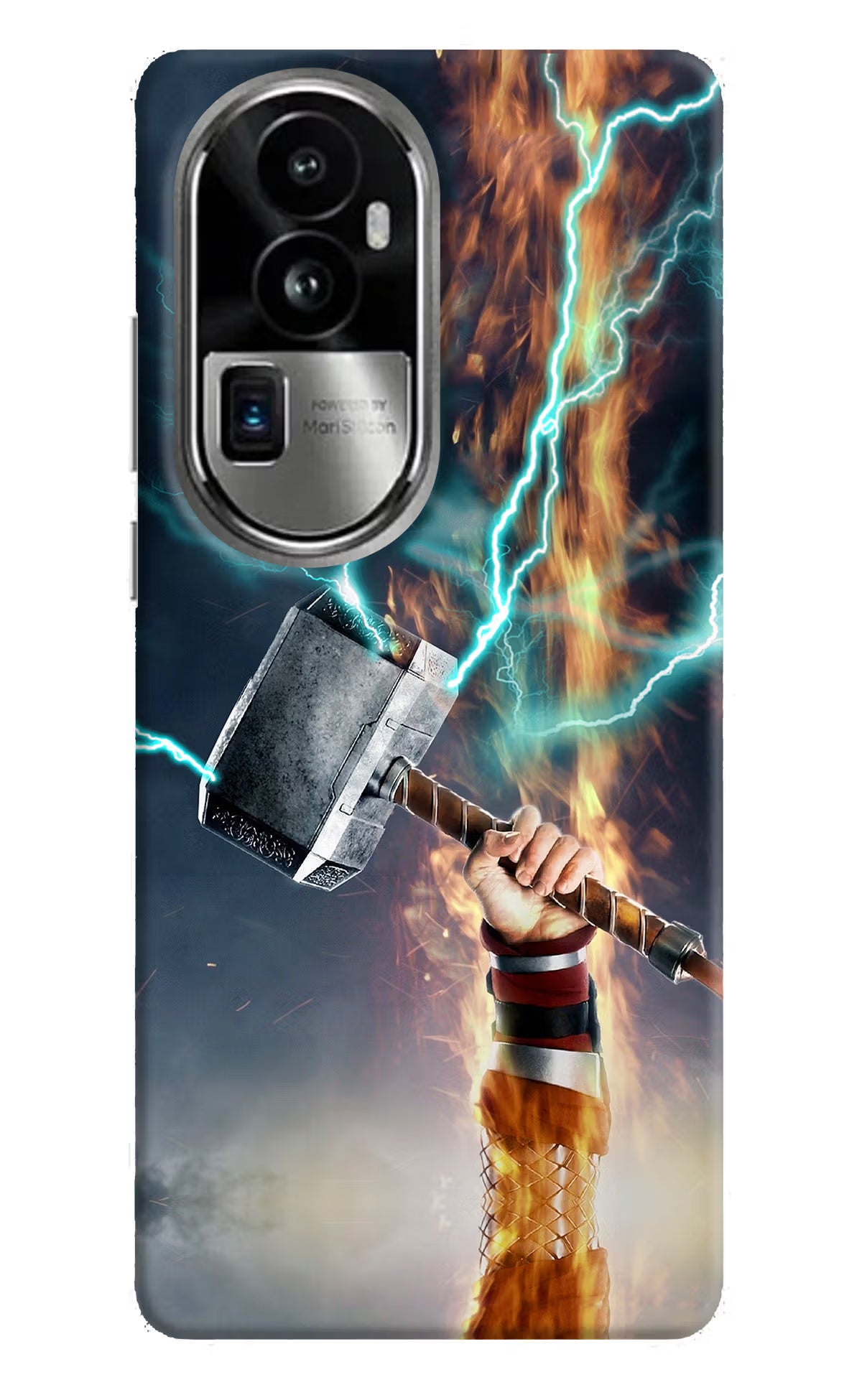 Thor Hammer Mjolnir Oppo Reno10 Pro+ 5G Hard Case Back Cover by Casekaro