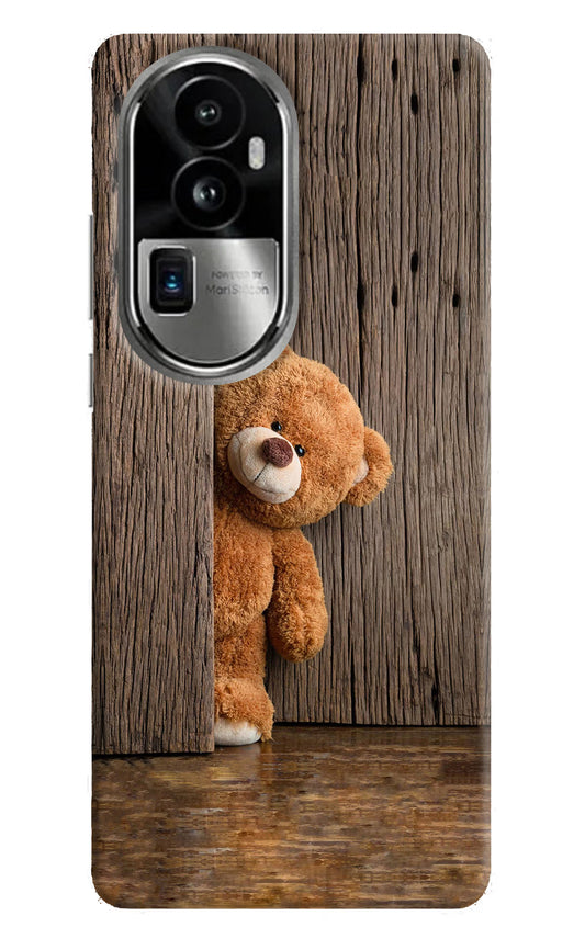Teddy Wooden Oppo Reno10 Pro+ 5G Hard Case Back Cover by Casekaro