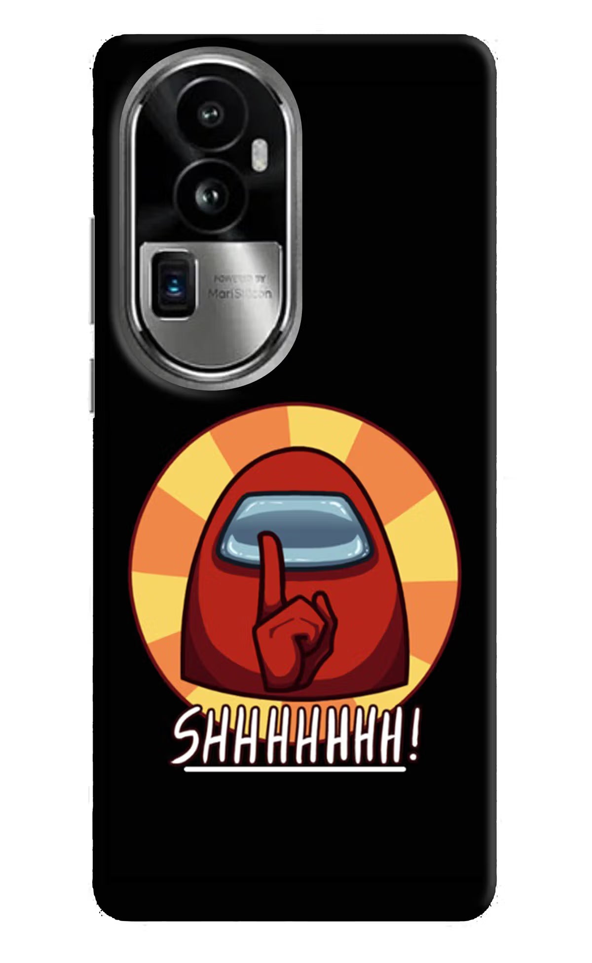 Among Us Shhh! Oppo Reno10 Pro+ 5G Hard Case Back Cover by Casekaro
