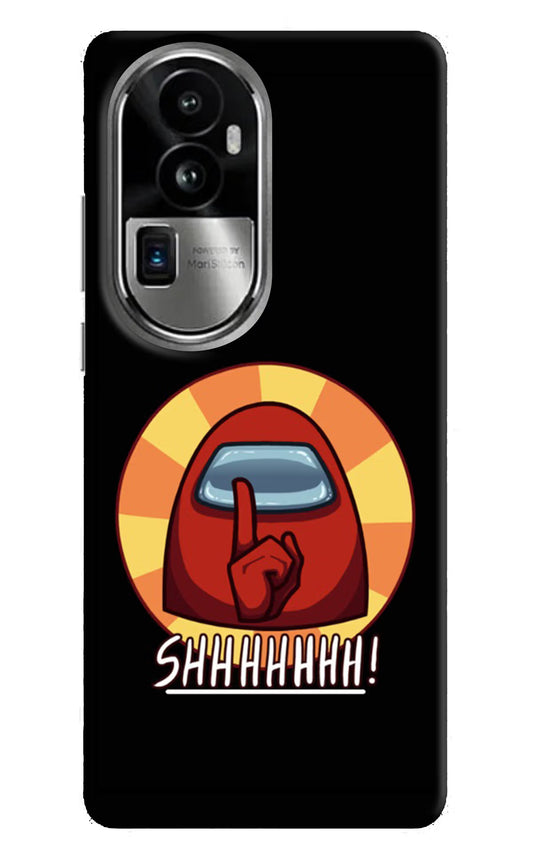 Among Us Shhh! Oppo Reno10 Pro+ 5G Hard Case Back Cover by Casekaro