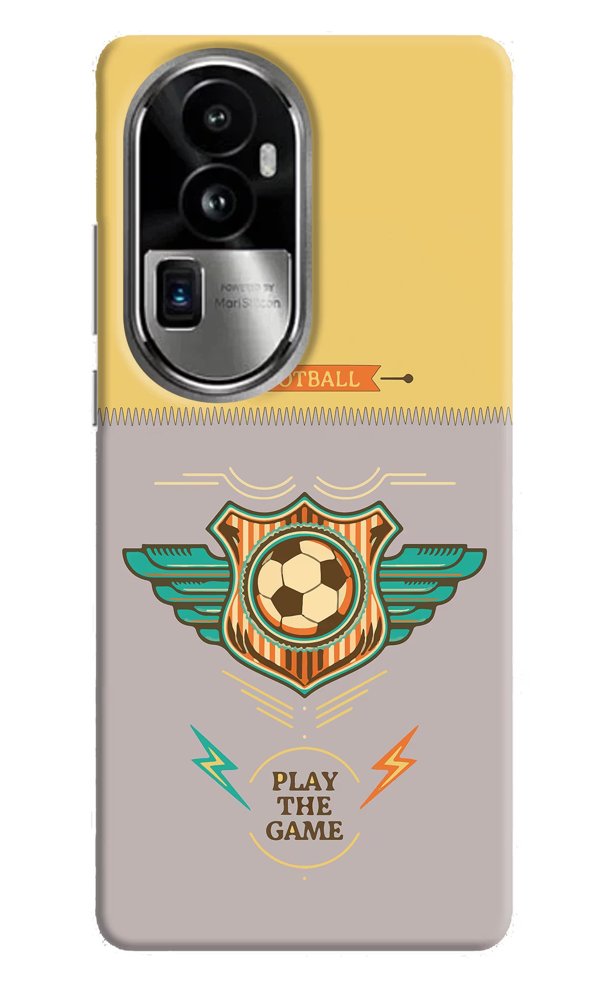Football Oppo Reno10 Pro+ 5G Hard Case Back Cover by Casekaro