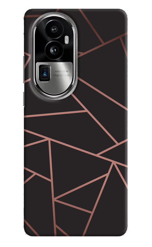 Geometric Pattern Oppo Reno10 Pro+ 5G Hard Case Back Cover by Casekaro