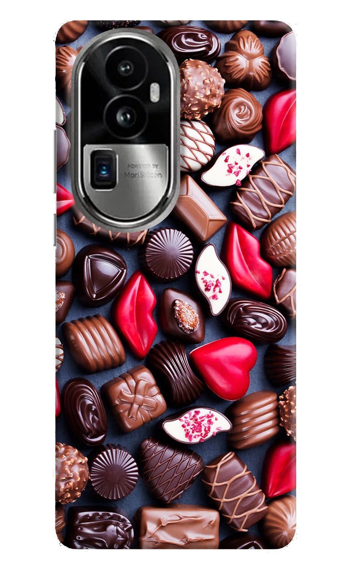 Chocolates Oppo Reno10 Pro+ 5G Hard Case Back Cover by Casekaro