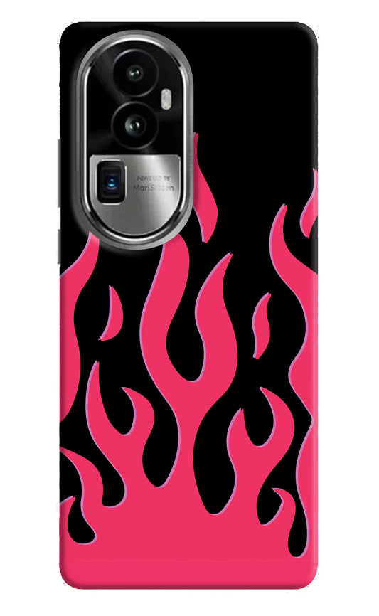 Fire Flames Oppo Reno10 Pro+ 5G Hard Case Back Cover by Casekaro
