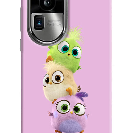 Cute Little Birds Oppo Reno10 Pro+ 5G Hard Case Back Cover by Casekaro