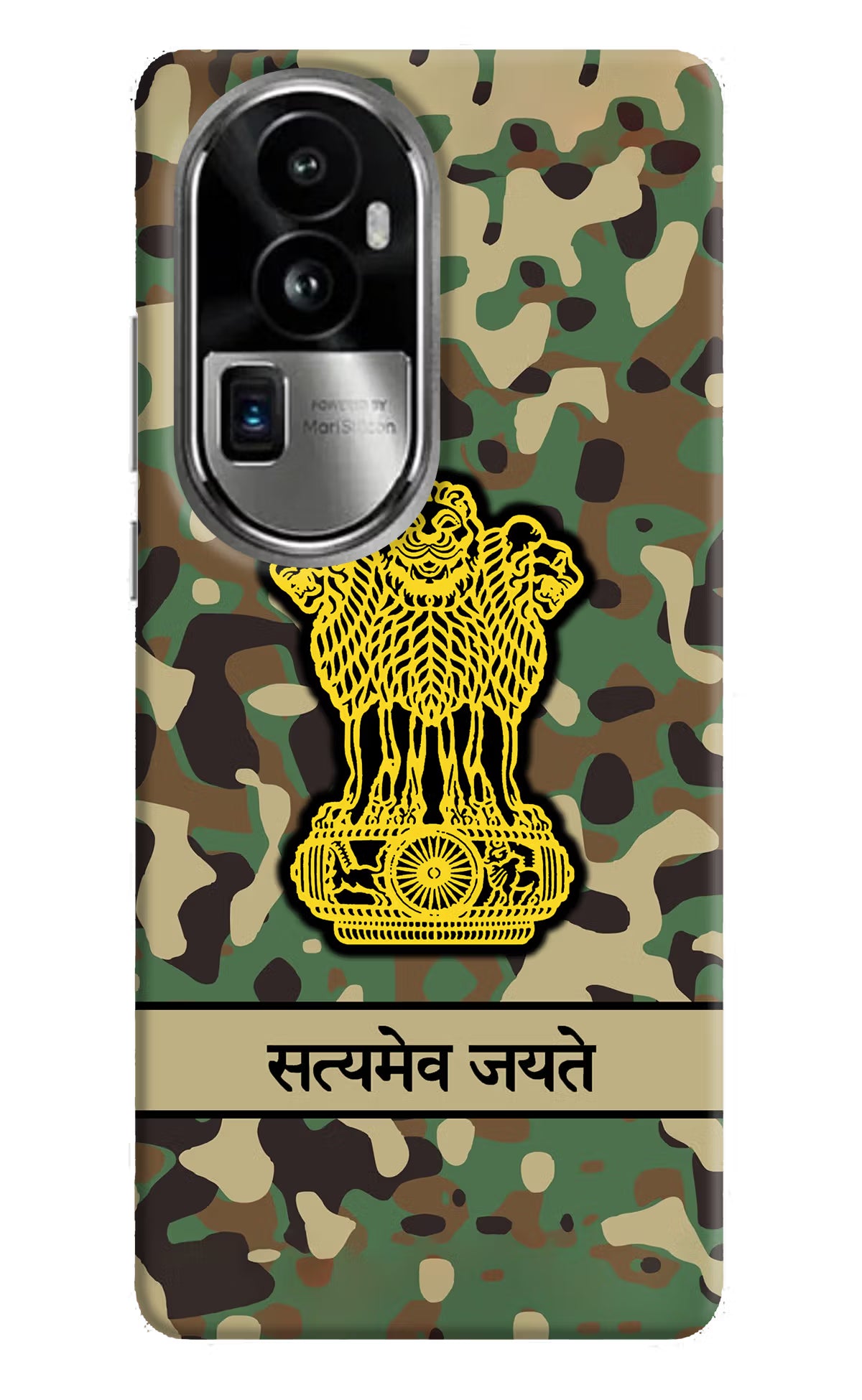 Satyamev Jayate Army Oppo Reno10 Pro+ 5G Hard Case Back Cover by Casekaro
