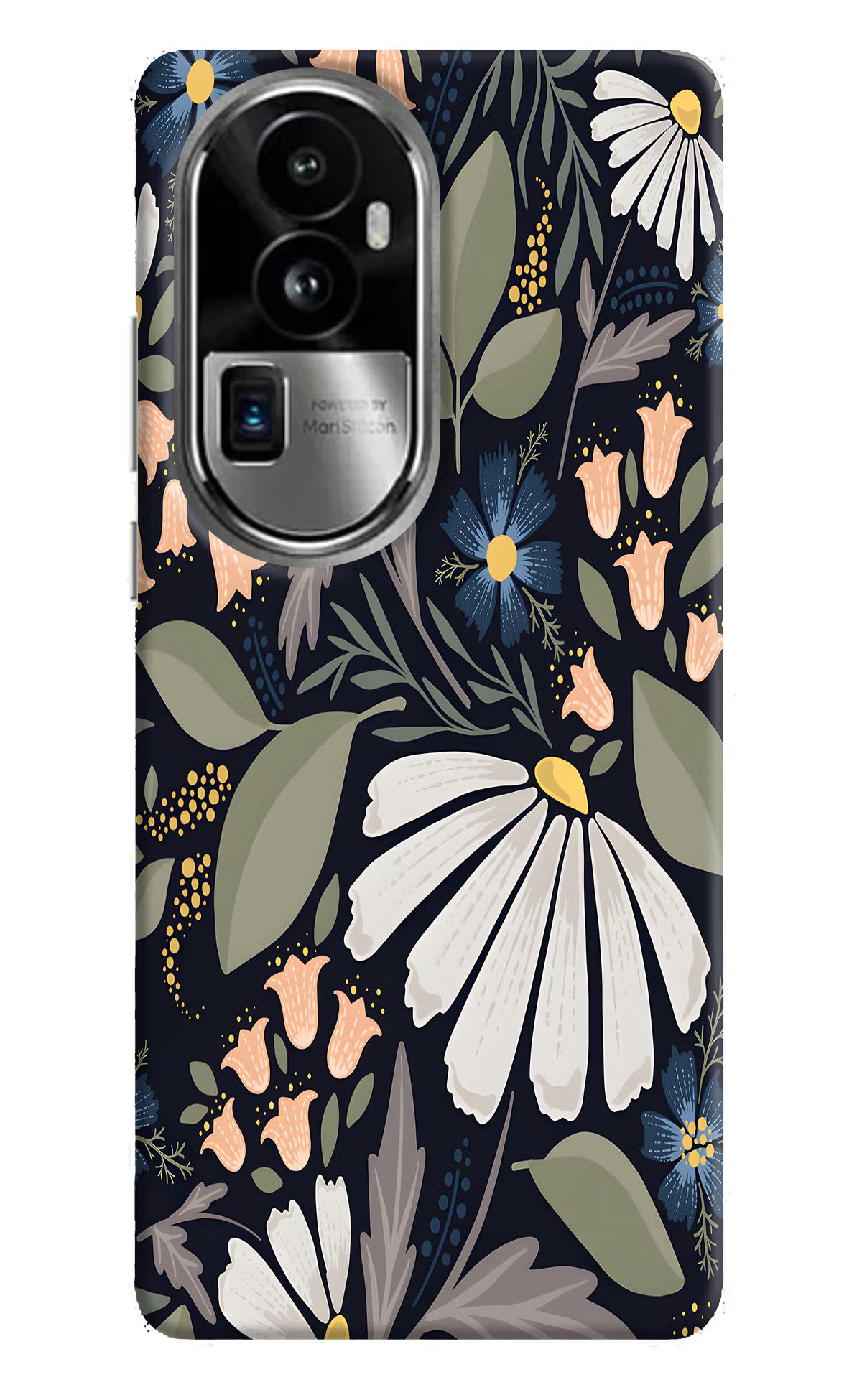 Flowers Art Oppo Reno10 Pro+ 5G Hard Case Back Cover by Casekaro