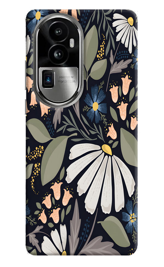 Flowers Art Oppo Reno10 Pro+ 5G Hard Case Back Cover by Casekaro