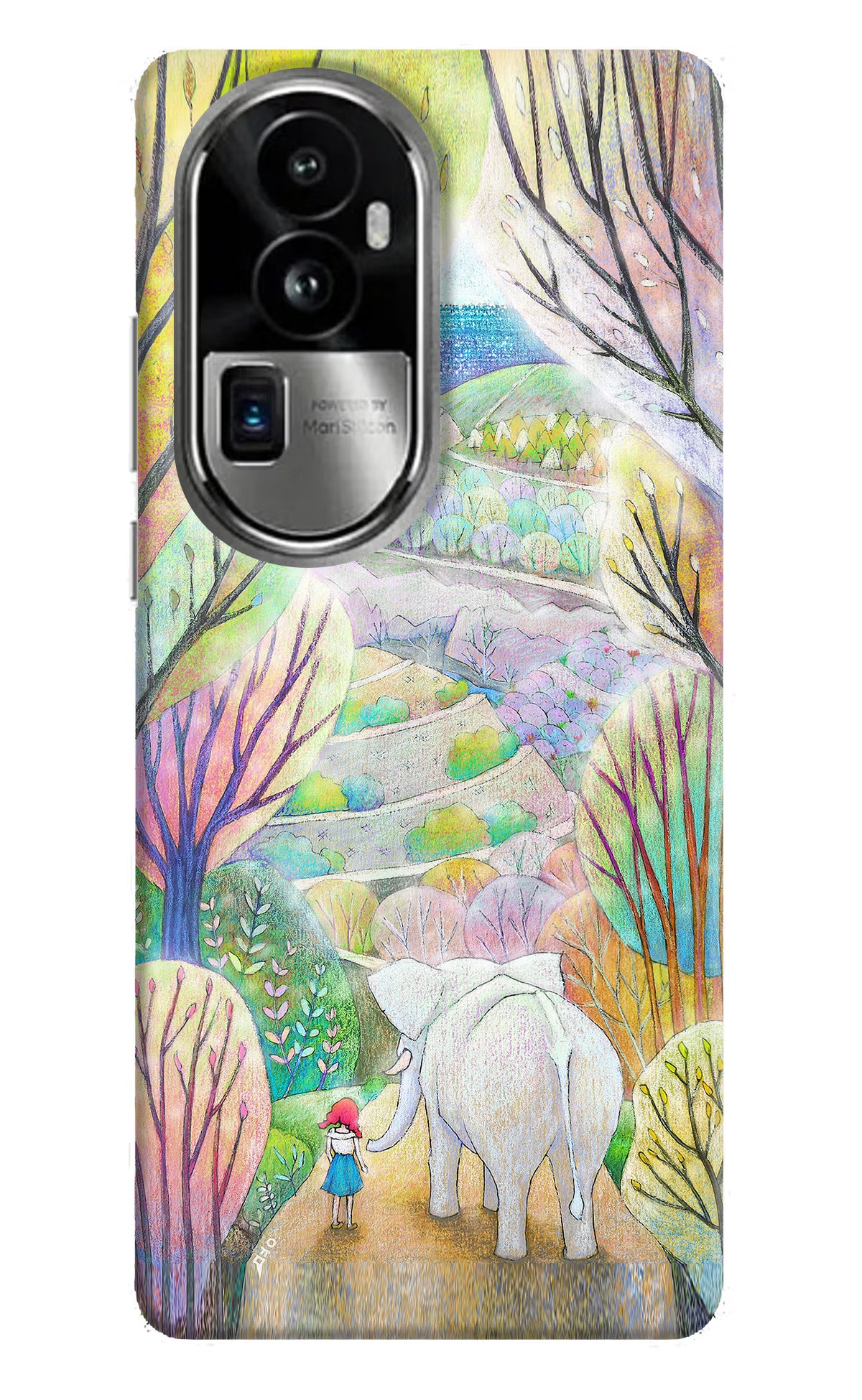 Nature Painting Oppo Reno10 Pro+ 5G Hard Case Back Cover by Casekaro