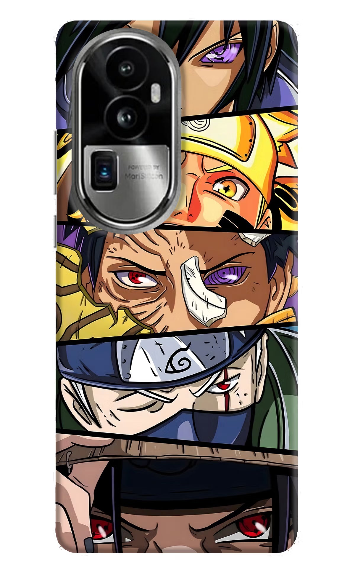 Naruto Character Oppo Reno10 Pro+ 5G Hard Case Back Cover by Casekaro