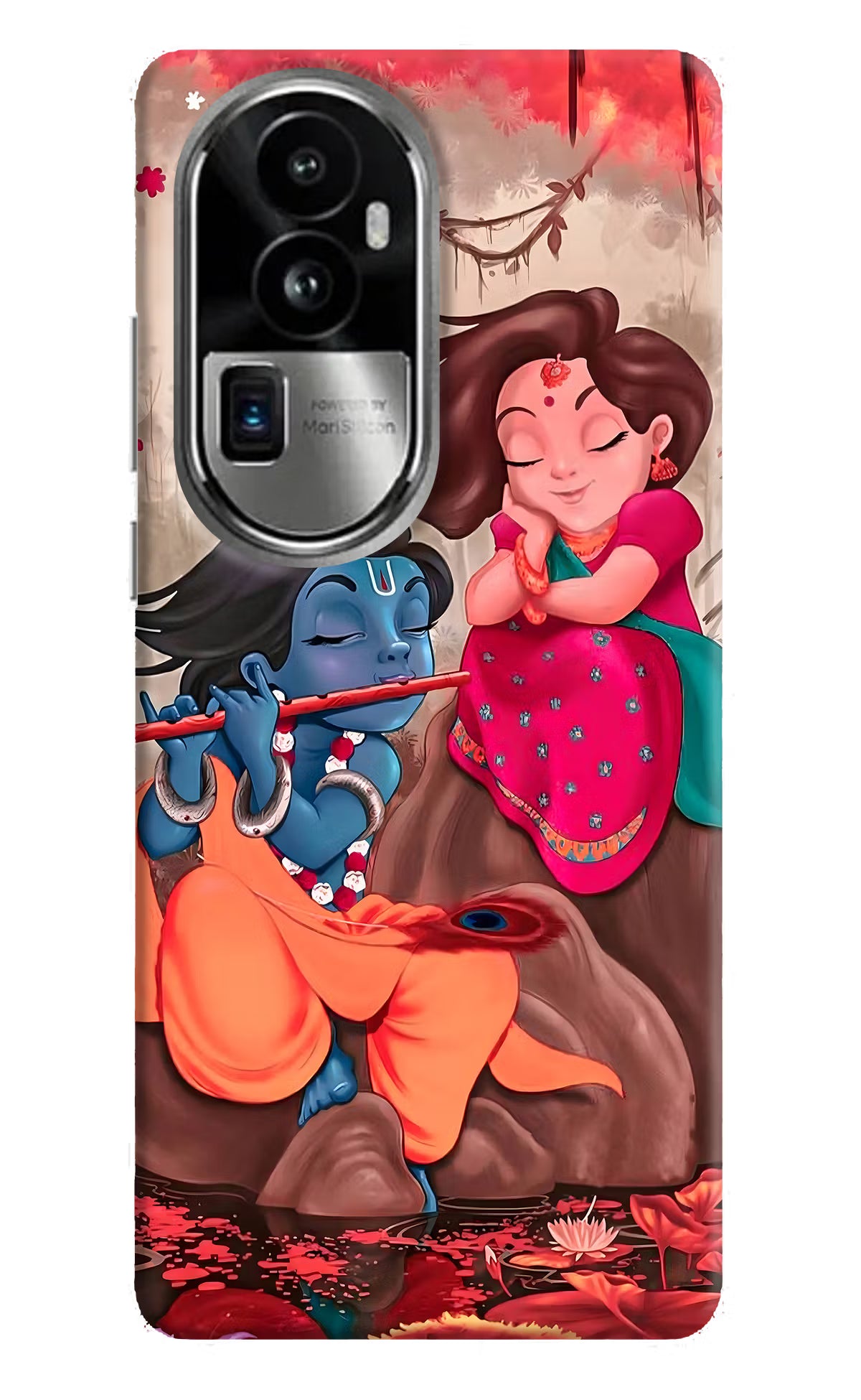 Radhe Krishna Oppo Reno10 Pro+ 5G Hard Case Back Cover by Casekaro