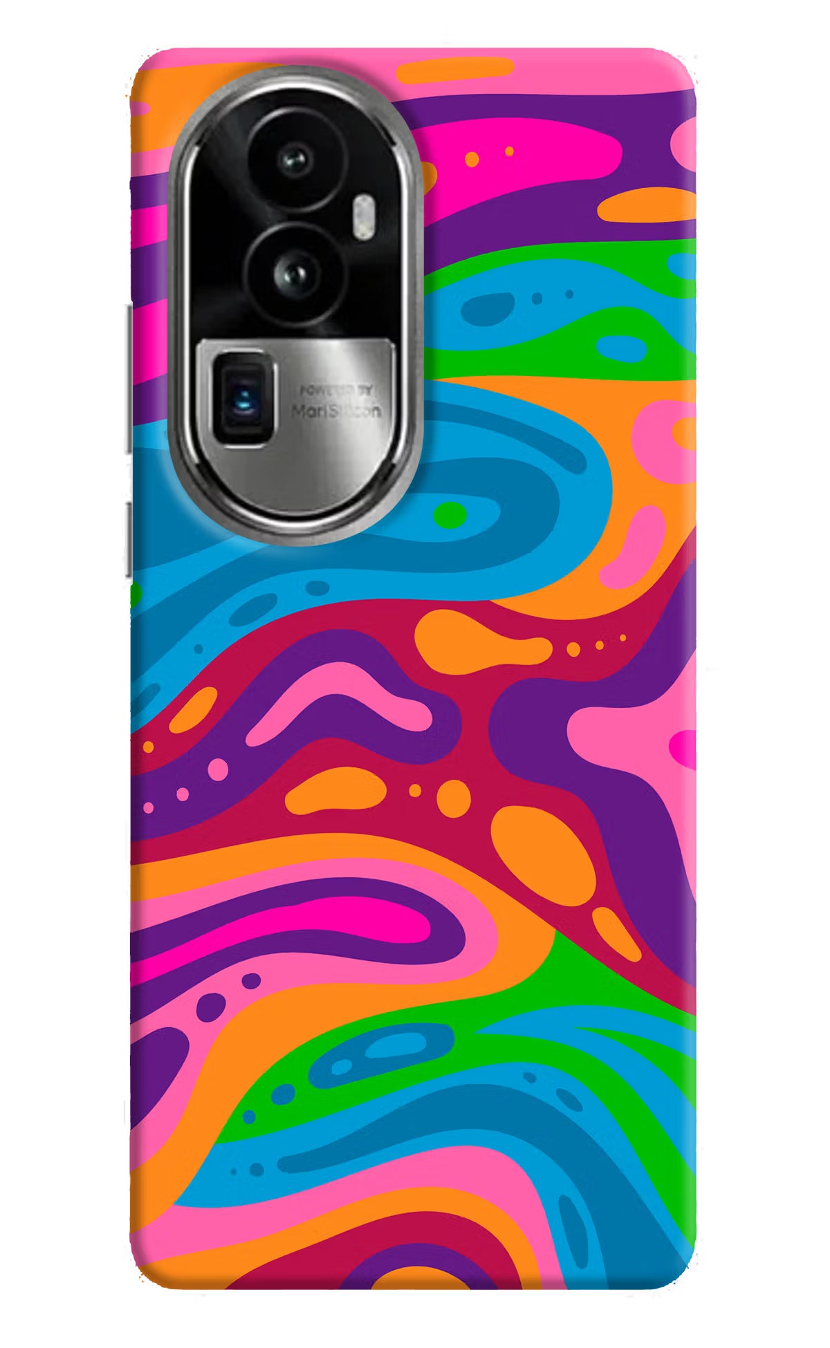 Trippy Pattern Oppo Reno10 Pro+ 5G Hard Case Back Cover by Casekaro
