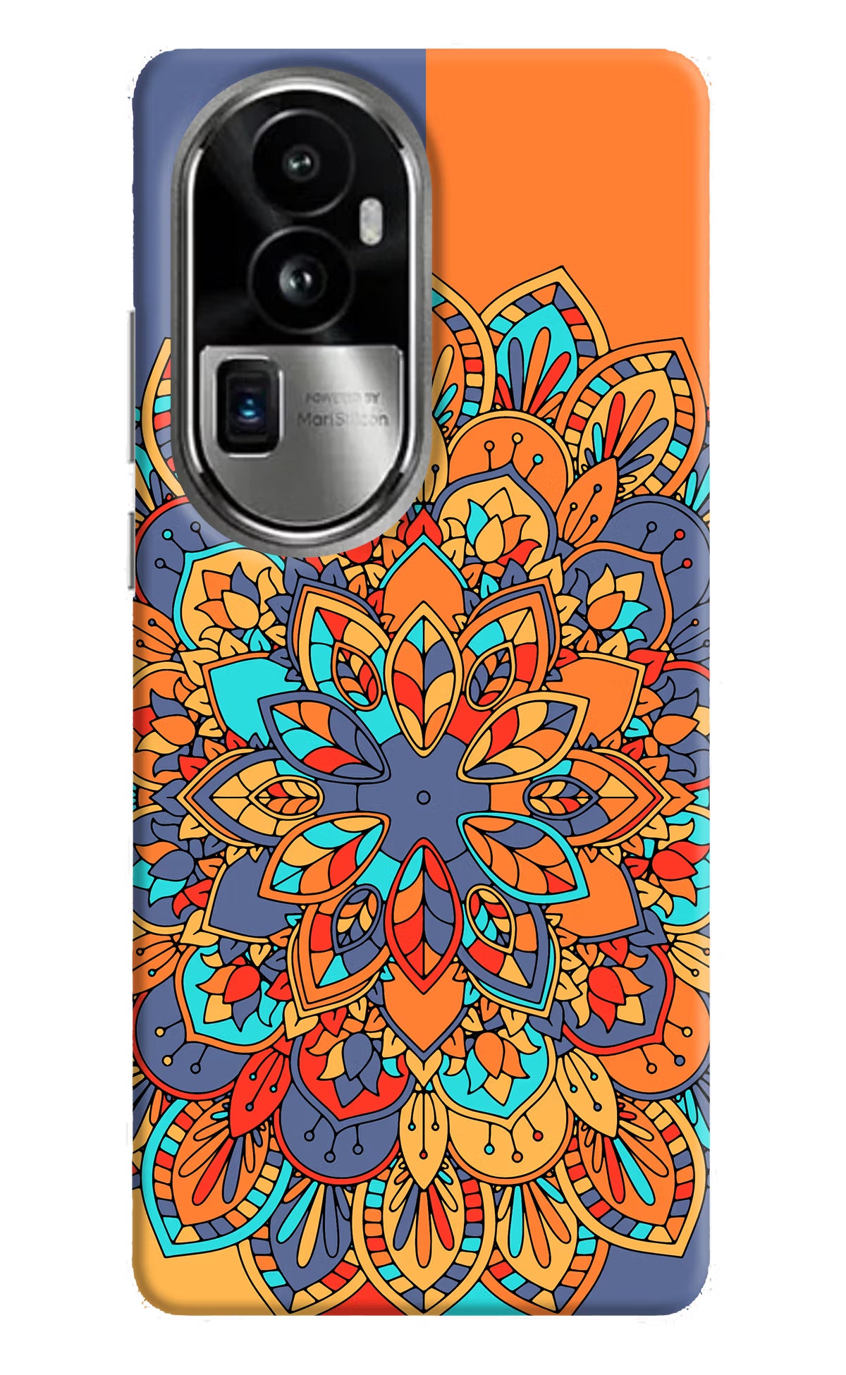 Color Mandala Oppo Reno10 Pro+ 5G Hard Case Back Cover by Casekaro
