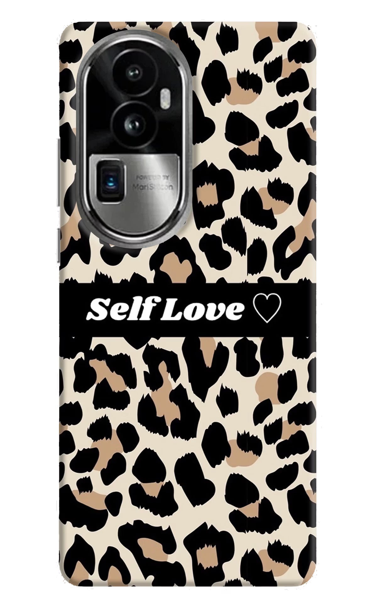 Leopard Print Self Love Oppo Reno10 Pro+ 5G Hard Case Back Cover by Casekaro