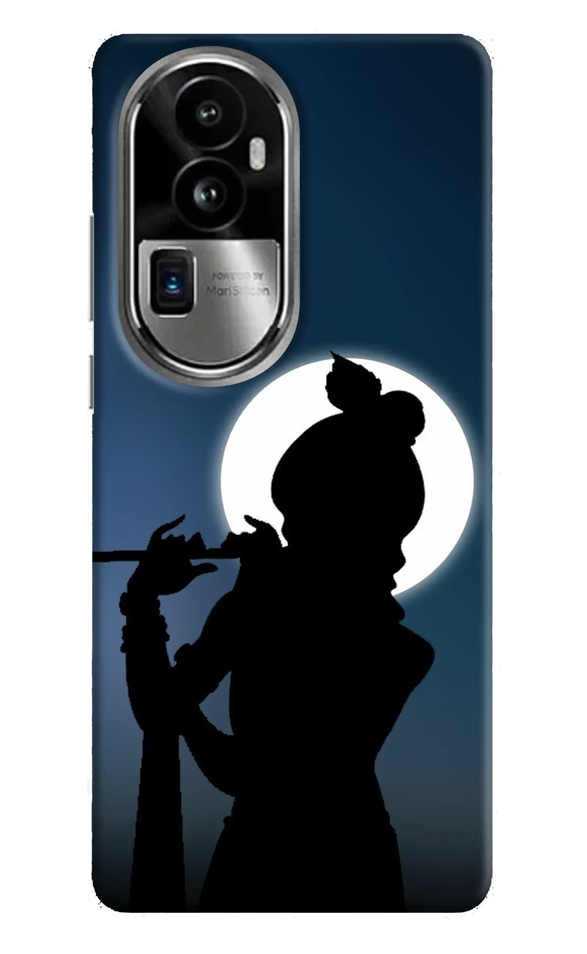 Shri Krishna Silhouette Oppo Reno10 Pro+ 5G Hard Case Back Cover by Casekaro