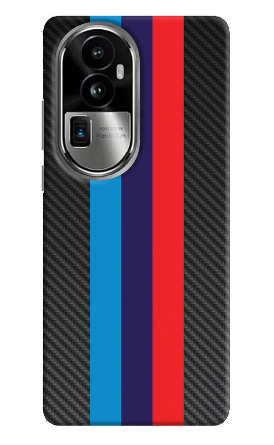 BMW Stripes Pattern Oppo Reno10 Pro+ 5G Hard Case Back Cover by Casekaro