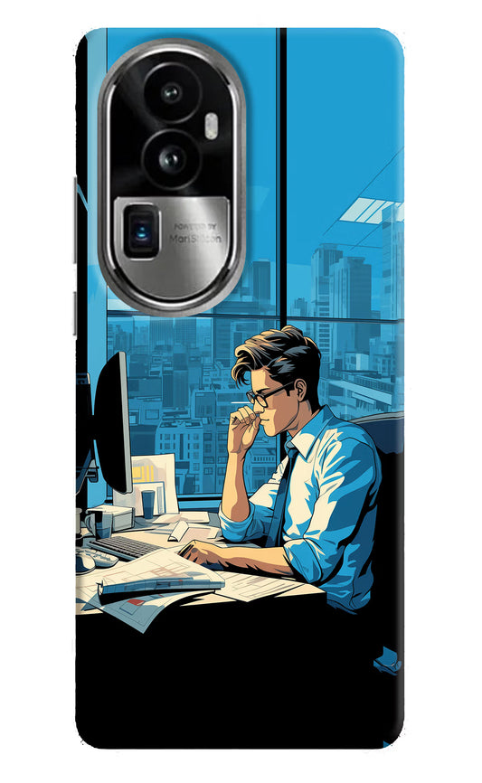 Focused Hustler (AI Generated) Oppo Reno10 Pro+ 5G Hard Case Back Cover by Casekaro