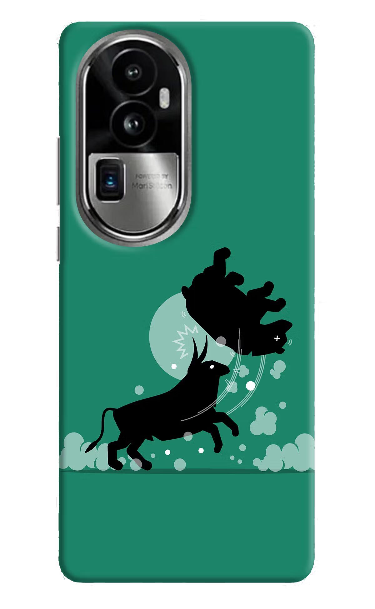 Bull Conqueror Oppo Reno10 Pro+ 5G Hard Case Back Cover by Casekaro