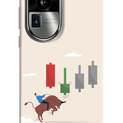 Bull Trading Momentum Oppo Reno10 Pro+ 5G Hard Case Back Cover by Casekaro