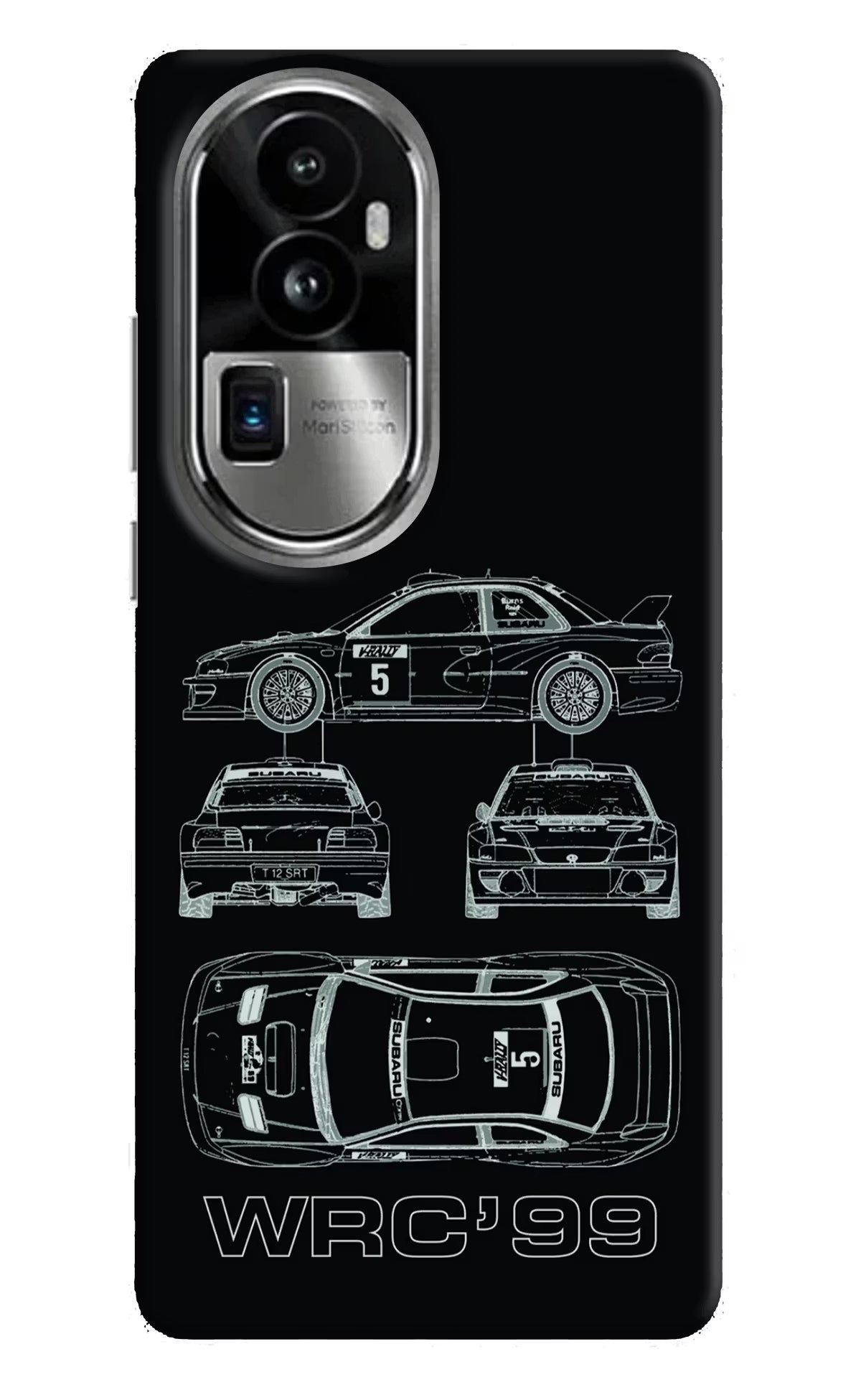 WRC'99 Oppo Reno10 Pro+ 5G Hard Case Back Cover by Casekaro