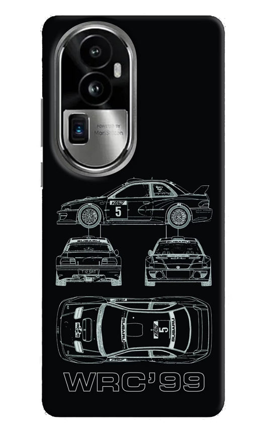 WRC'99 Oppo Reno10 Pro+ 5G Hard Case Back Cover by Casekaro