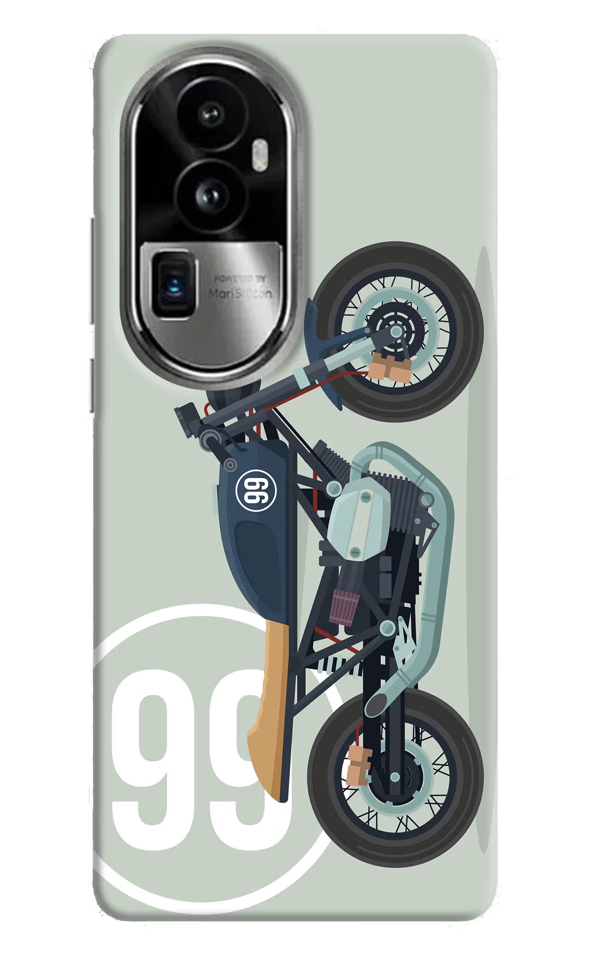 Classic Cafe Racer 99 Oppo Reno10 Pro+ 5G Hard Case Back Cover by Casekaro