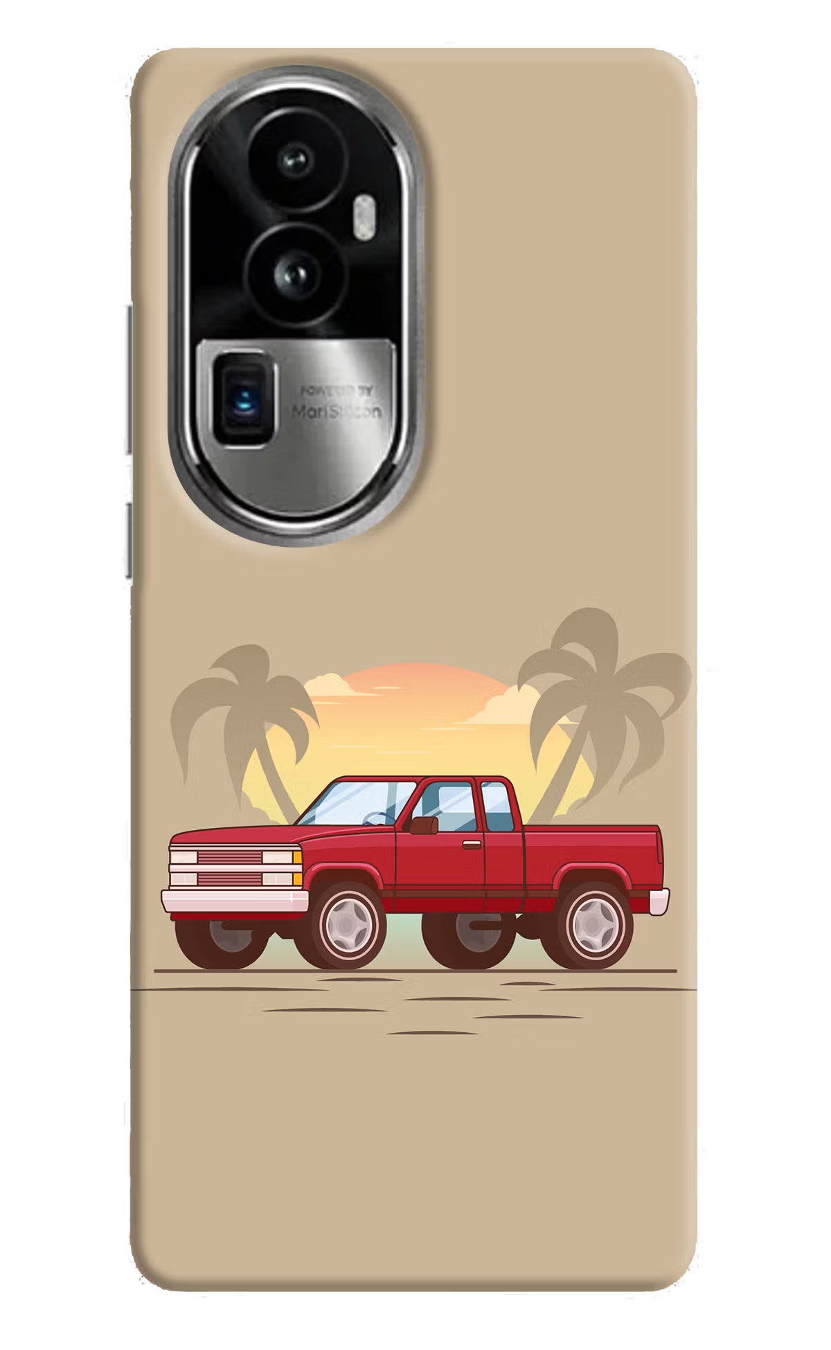 Desert Classic Drive Oppo Reno10 Pro+ 5G Hard Case Back Cover by Casekaro