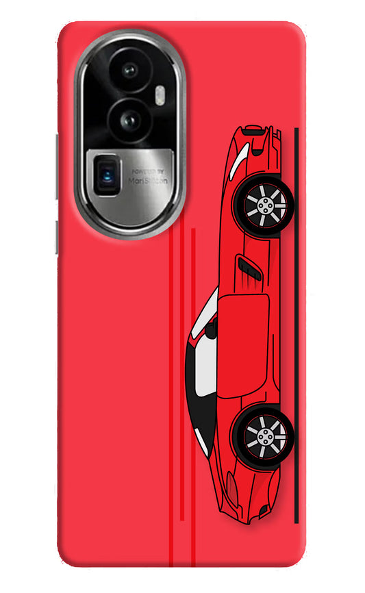 Red Velocity Oppo Reno10 Pro+ 5G Hard Case Back Cover by Casekaro