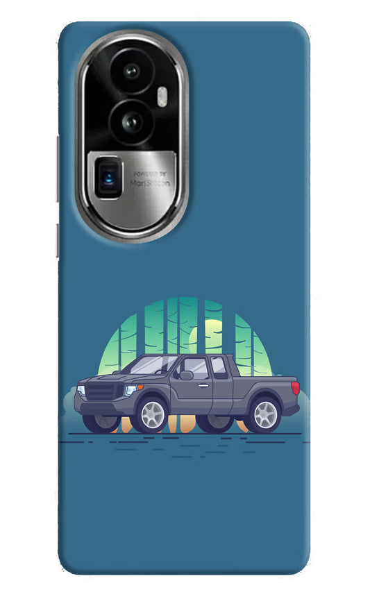 Retro Garage Vibe Oppo Reno10 Pro+ 5G Hard Case Back Cover by Casekaro