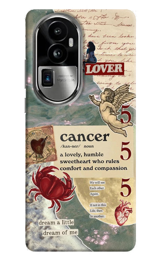 Cancer Zodiac Oppo Reno10 Pro+ 5G Hard Case Back Cover by Casekaro