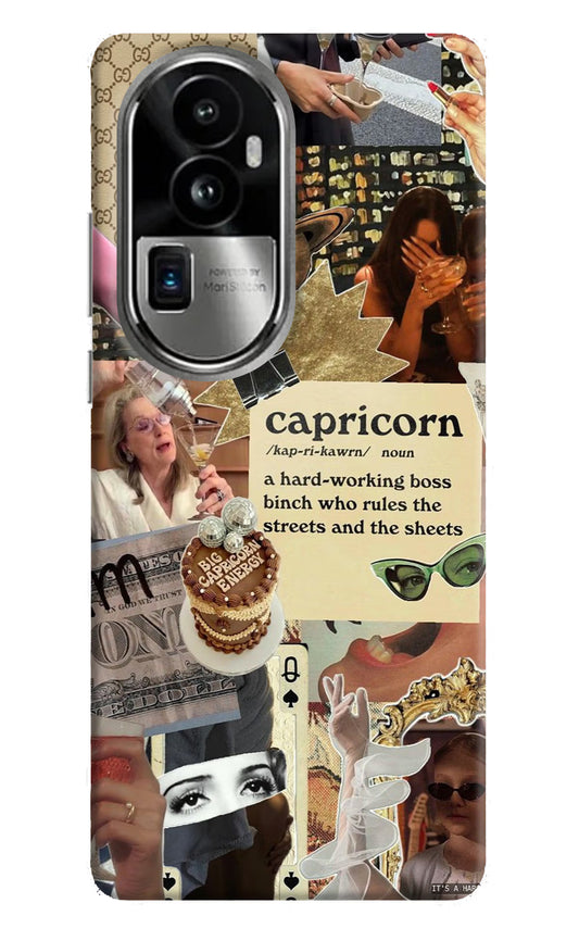 Capricorn Zodiac Oppo Reno10 Pro+ 5G Hard Case Back Cover by Casekaro