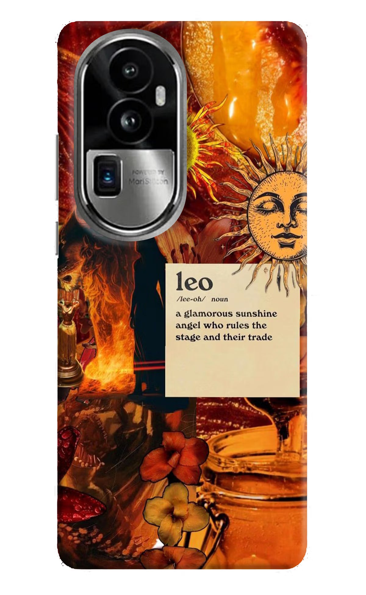 Leo Zodiac Oppo Reno10 Pro+ 5G Hard Case Back Cover by Casekaro