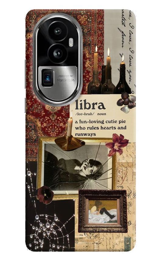 Libra Zodiac Oppo Reno10 Pro+ 5G Hard Case Back Cover by Casekaro