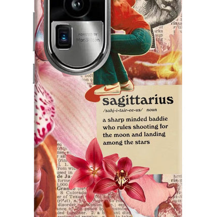 Sagittarius Zodiac Oppo Reno10 Pro+ 5G Hard Case Back Cover by Casekaro