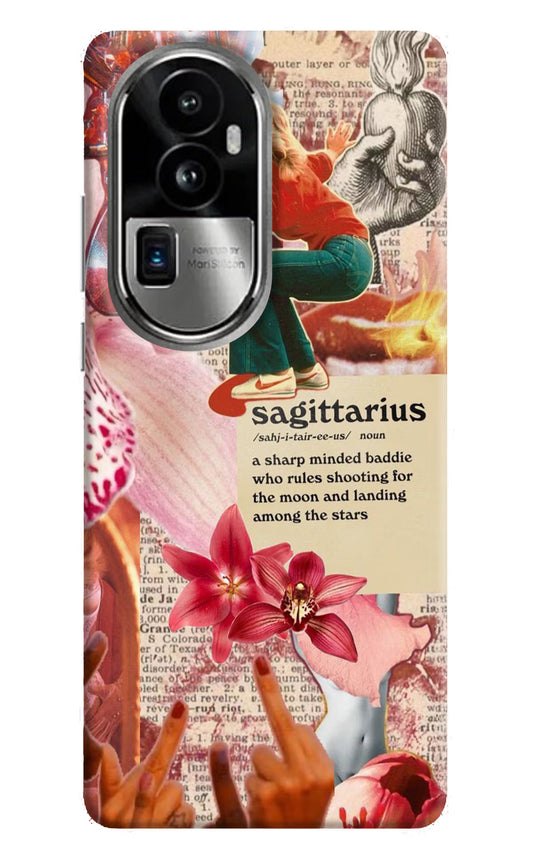 Sagittarius Zodiac Oppo Reno10 Pro+ 5G Hard Case Back Cover by Casekaro